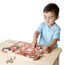 PUZZLE MONTESSORI FARM ZVUK PUZZLE 8 ELEMENTOV.