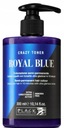 Modrá Čierna maska ​​Modrý toner ROYAL BLUE