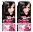 GARNIER SET Color Sensation paint 1.0 Black x2