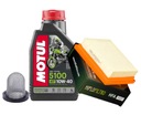 MOTUL 5100 10W40 1L olej + vzduchový olejový filter Honda XR 125L