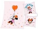 Deka Bunda Fleecová deka a vankúš Mickey Mouse Minnie Disney Mickey Pink