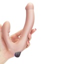 sex DILDO vibračný dvojitý STRAP-ON USB REMOTE