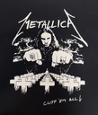 METALLICA Cliff Em Všetky veľké nášivky SCREEN kovové