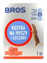 Bros 1kg kocka pre hlodavce, myši, jed suchom