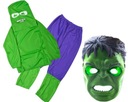 HULK Outfit Maska Maska Kostým 98 110