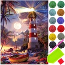 Diamond Lantern Diamond Lighthouse Diamond Painting 30x40 5D