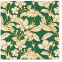 Obrúsky vliesové Green Gold FLORAL 50 ks.