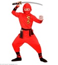 Kostým Ninja Suit Red Ninjago Assasin Samurai 158