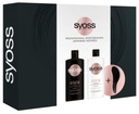 SYOSS Keratín set šampón + kondicionér pre slabé vlasy 440 ml + kefa na vlasy