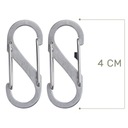 Nite Ize S-Biner #1 Steel 2 Pack