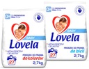 Lovela Baby Prací prášok biela farba 2x2,7 kg