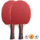 2x Rakety Pádla 3x Loptičky Ping Pong SET