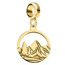 GOLD CHARMS 925 s Tatrami Poľské Tatry Príroda Tatier ZLATÁ 585