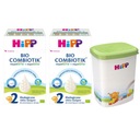 HIPP 2 BIO COMBIOTIK mlieko 2x550g + nádoba