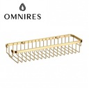 OMNIRES UNI Sprchový kôš GOLD GLOSS 8963AGL