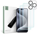 TECH-PROTECT TEPLOVANÉ SKLO SUPREME SET IPHONE 15 PRO CLEAR