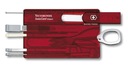 Victorinox SwissCard vreckový nôž 0.7100.T červená CARD