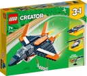 LEGO CREATOR 31126 nadzvukové prúdové lietadlo