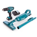 Makita CLX214X1 sada skrutkovača akumulátorový vysávač HP331D CL106FD 12V