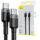 Kábel USB-C / USB-C, Baseus Cafule, 5A, 100W, 2m