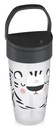 LOVI ACTIVE Salt&Pepper pohár so slamkou 350 ml