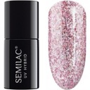 293 SEMILAC HYBRID NAIL LOLISH ROSE GOLD SHIMMER 7ML