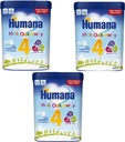 HUMANA 4 NÁSLEDNÉ MLIEKO PO 24 MESIACOCH 3x 650G