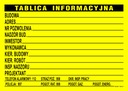 BIOZ STAVEBNÁ INFORMAČNÁ TABUĽA PVC 50x70 CM