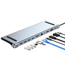 Dokovacia stanica USB C 3.0 HDMI 4K RJ45 LAN PD 11v1