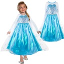 ELSA FROZEN GIRL'S OUTFIT ŠATY KARNEVALOVÝ PROMOVÝ KOSTÝM