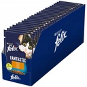 Felix Fantastic s kuracím mäsom a paradajkami v želé 26x85g