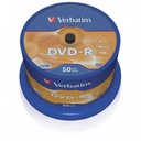 VERBATIM DVD-R AZO, 4,7 GB, 16X, CAKE 50 KS.