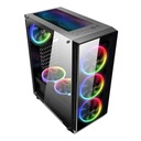 Púzdro Gamer ELITE BPG3 TEPLENÉ SKLO 3X LED