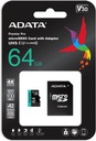 Karta microSD Adata 64 GB Class 10 UHS I/U3 A2