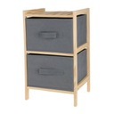 Kúpeľňová polica BOOKCASE s 2 zásuvkovou skrinkou 46cm