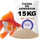 Jemný akvarijný piesok, suchý, CERTIFIKOVANÝ, 15 KG