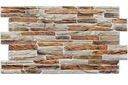 3D PVC PVC nástenný panel Obývacia izba Stone Gibraltar