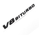 MERCEDES V8 BITURBO BLACK LOGO ODZNAK