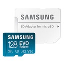 Samsung EVO Select 128 GB microSD microSDXC pamäťová karta + SD adaptér