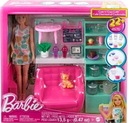 Bábika Barbie Relax v kaviarni Set + bábika HKT94