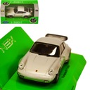 MODEL AUTA 1:34 WELLY PORSCHE 911 TURBO STRIEBORNÁ