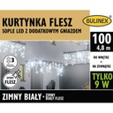 Závesný blesk 100 LED 4,8 m studená biela externá