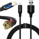 Nabíjačka USB A kábel - LIGHTNING 1,2M SOLID QC3