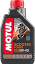 MOTUL MOTUL OIL 5W40 1L VÝKON SKÚTER 4T