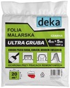 FÓLIA MALIARSKA ULTRA HRUBÁ ČIERNA 4*5M 1500G