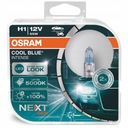 2x H1 OSRAM BULBS 4200K COOL BLUE Intens+20% DUO