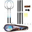 BADMINTON SET RACKETS SHOOTS NET obal