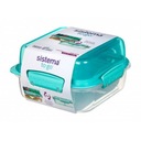 Lunch Box Stack To Go Square 1,24l, Sistema