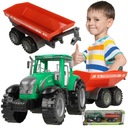 FARM TRACTOR ťahač AUTO + Príves FRACTIONAL DRIVE FARMER SET