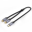 VENTION USB Type-C --- Samica 2x RCA (Cinch) 0,5m